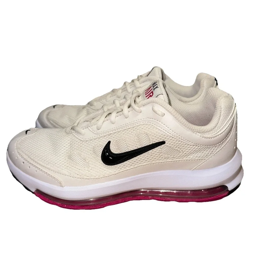 Nike Air Max AP CU4870-005 Fireberry/Beige White Shoes Women's 8.5 Worn 1x $193‎